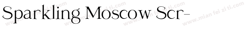 Sparkling Moscow Scr字体转换